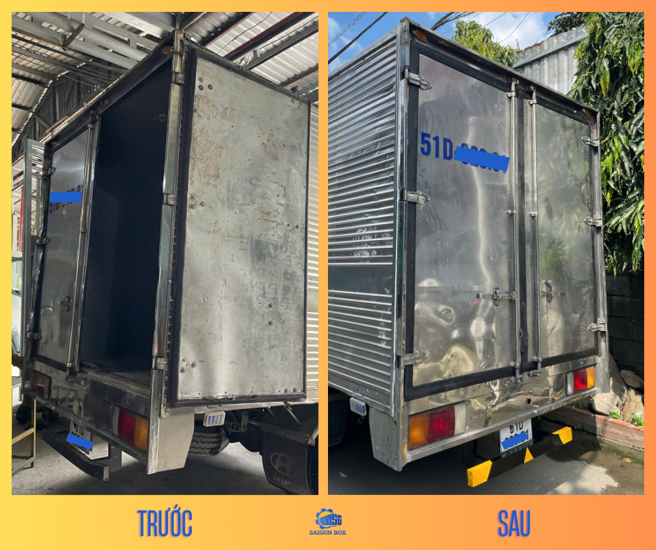 SỬA CHỮA THÙNG XE XUỐNG CẤP TẠI THUẬN PHÁT - Hình ảnh 5